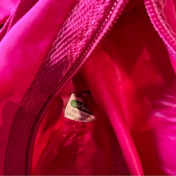 Vintage hot pink Le Sportsac crossbody with pouch - Picture 4 of 7